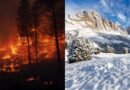 «Contrastes Climáticos: Incendios Devastadores en California y Fríos Históricos en Otras Partes del País»