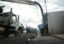 Gobierno Municipal continúa trabajando en el mantenimiento a las líneas de drenaje en el fraccionamiento Encinos