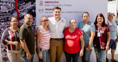 Alcalde Beto Granados da banderazo de inicio de obra de rehabilitación de pavimentación asfáltica en la colonia Voluntad y Trabajo