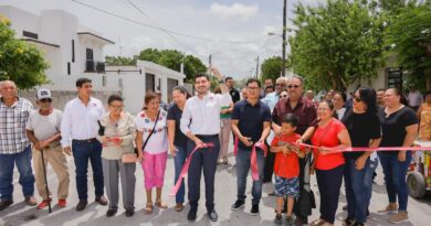 Inaugura Beto Granados obra de pavimentación asfáltica en la Colonia «Alberto Carrera Torres»
