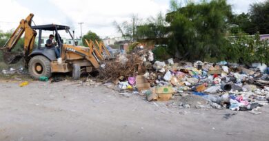 Eliminan basurero clandestino en la Colonia Paraíso para que brille Matamoros