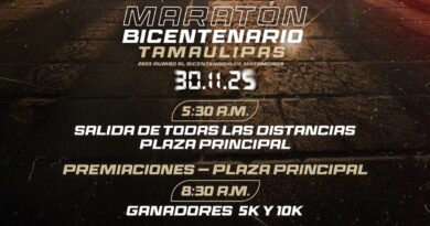 Gobierno de Beto Granados presenta el itinerario oficial del Maratón de Matamoros