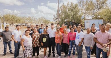 Supervisa Beto Granados, ampliación de red de agua en el Callejón de los Pescadores; en Higuerillas