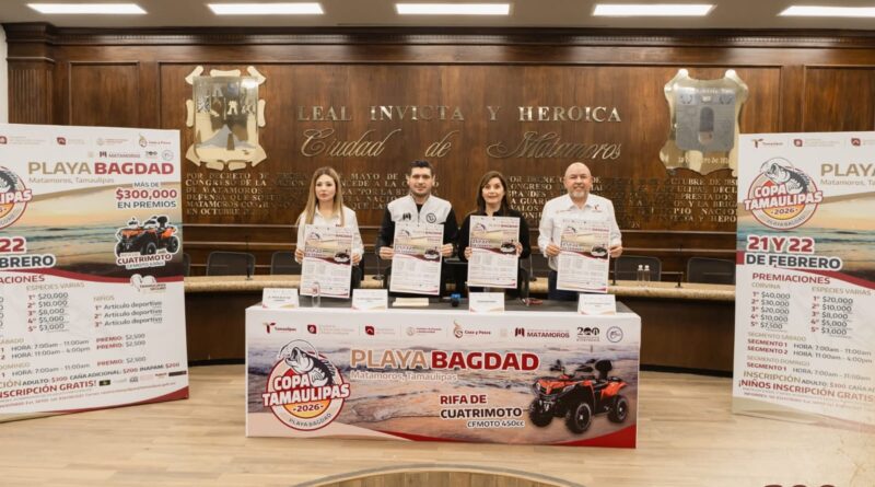 Copa Tamaulipas Matamoros 2026 fomenta la convivencia deportiva y familiar: Beto Granados