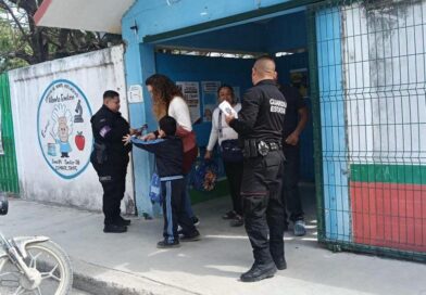 Refuerza Guardia Estatal de Género proximidad con niños y niñas en planteles de educación básica