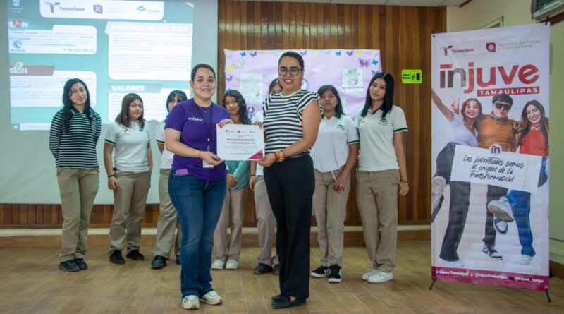 Incentivan a jóvenes sobre relaciones saludables con plática “Amor es Sin Violencia”