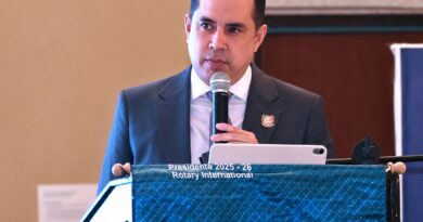 Participa secretario de Finanzas en encuentro rotario y destaca saneamiento financiero de Tamaulipas