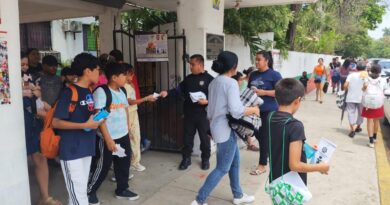 Guardia Estatal de Género mantiene proximidad y vigilancia en planteles del sur de la entidad
