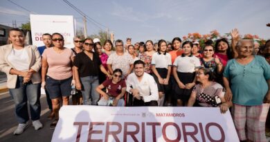 Inaugura Beto Granados pavimentación de más de 2.5 millones de pesos en la colonia Cabras Pintas