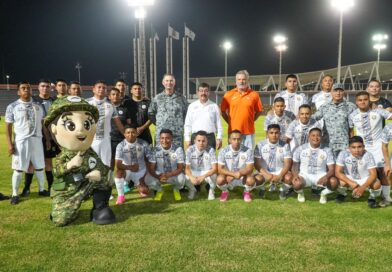 Celebran partido amistoso Correcaminos UAT Premier y Guardia Nacional