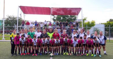Reactiva SEBIEN cancha de futbol en el Parque Pajaritos