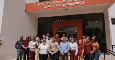 Beto Granados fortalece la coordinación con autoridades educativas estatales durante visita al CREDE Matamoros