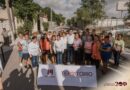 Beto Granados entrega la pavimentación de la calle Vicente Barrera en la colonia Revolución Verde