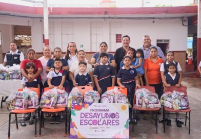 Entrega DIF Tamaulipas dotaciones para que estudiantes continúen con sus desayunos escolares en vacaciones