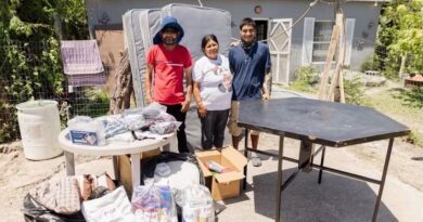 DIF Matamoros brinda apoyo integral a familia afectada por incendio en su hogar