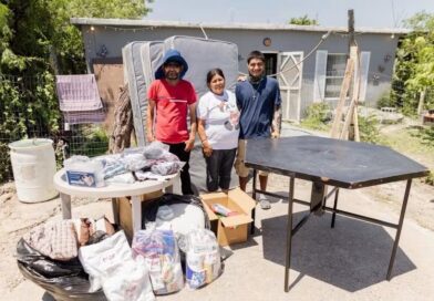 DIF Matamoros brinda apoyo integral a familia afectada por incendio en su hogar
