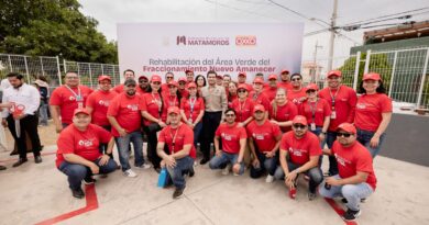 EL  ALCALDE BETO GRANADOS REINAUGURA ÁREA VERDE EN LA COLONIA NUEVO AMANECER