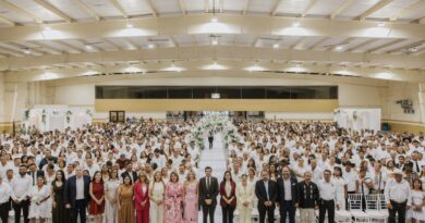 Beto Granados y Anita Granados acompañan a más de 500 parejas en jornada de Matrimonios Colectivos 2026 organizada por el DIF Matamoros
