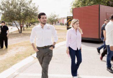Beto Granados y Anita Granados supervisan instalación de la Exposición «La Gran Fuerza de México».