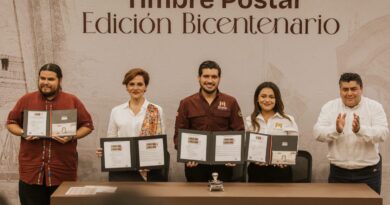 PRESENTAN EL TIMBRE POSTAL DEL BICENTENARIO DE MATAMOROS.