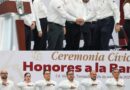 JUNTO AL GOBERNADOR, LÍDER DEL CONGRESO PARTICIPA EN LOS HONORES