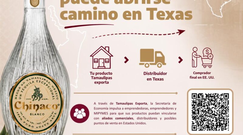 Impulsa Tamaulipas exportación de productos locales con programa “De Tamaulipas para Texas, exportar también es para ti”