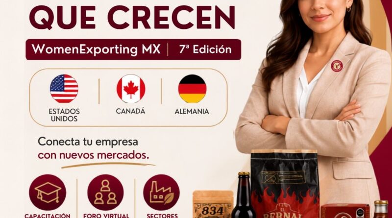 Impulsan participación de mujeres empresarias en el comercio internacional