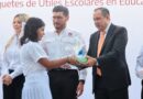 Da secretario de Finanzas banderazo inicial al ciclo escolar 2026-2027 en Matamoros
