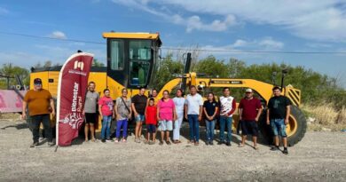 Transforman caminos en el campo matamorense: Beto Granados rehabilita más de 14 kilómetros de vialidades en el Ejido El Ebanito