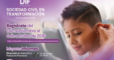 Presenta DIF Tamaulipas la convocatoria Sociedad Civil en Transformación 2026
