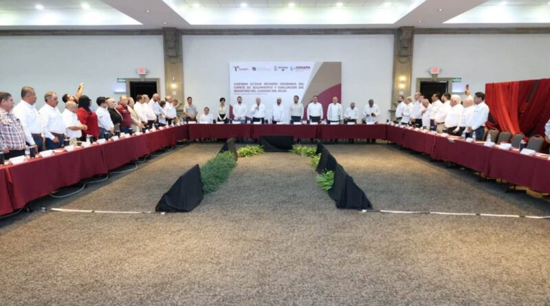 Da seguimiento la Secretaría de Recursos Hidráulicos a la disponibilidad del agua en Tamaulipas