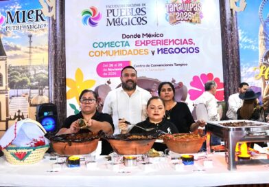 Convivencia familiar, recreación y gastronomía en stand de Turismo